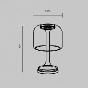Настольная лампа декоративная Maytoni Spirito MOD286TL-L18G3K в Новом Уренгое - novyy-urengoy.mebel24.online | фото 4