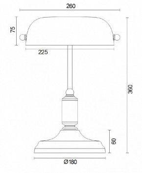 Настольная лампа офисная Maytoni Kiwi Z153-TL-01-BS в Новом Уренгое - novyy-urengoy.mebel24.online | фото 2