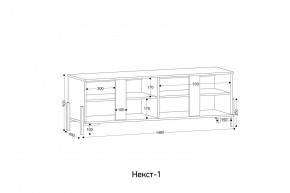 НЕКСТ - 1 Тумба ТВ в Новом Уренгое - novyy-urengoy.mebel24.online | фото 2