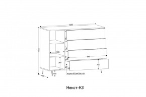 НЕКСТ - К3 Комод в Новом Уренгое - novyy-urengoy.mebel24.online | фото 2