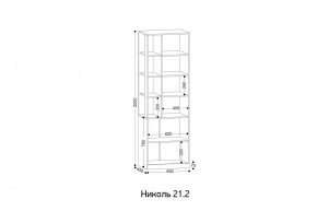 НИКОЛЬ 21.2 Стеллаж в Новом Уренгое - novyy-urengoy.mebel24.online | фото 2