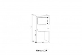 НИКОЛЬ 25 Шкаф 5-ти створчатый в Новом Уренгое - novyy-urengoy.mebel24.online | фото 7