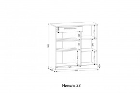 НИКОЛЬ 33 Тумба для обуви в Новом Уренгое - novyy-urengoy.mebel24.online | фото 2