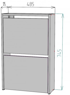 Обувница W120 в Новом Уренгое - novyy-urengoy.mebel24.online | фото 2