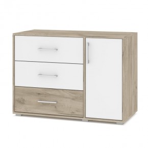 ОЛИВИЯ О63 Комод (дуб серый/белый) в Новом Уренгое - novyy-urengoy.mebel24.online | фото