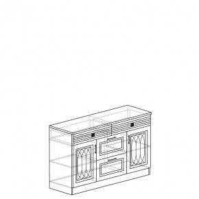 ОРЛЕАН Гостиная (модульная) серый в Новом Уренгое - novyy-urengoy.mebel24.online | фото 9