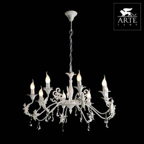 Подвесная люстра Arte Lamp Angelina A5349LM-8WH в Новом Уренгое - novyy-urengoy.mebel24.online | фото 2