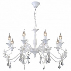 Подвесная люстра Arte Lamp Angelina A5349LM-8WH в Новом Уренгое - novyy-urengoy.mebel24.online | фото 3