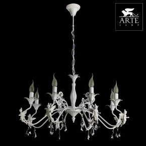 Подвесная люстра Arte Lamp Angelina A5349LM-8WH в Новом Уренгое - novyy-urengoy.mebel24.online | фото 4