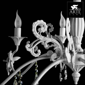 Подвесная люстра Arte Lamp Angelina A5349LM-8WH в Новом Уренгое - novyy-urengoy.mebel24.online | фото 6