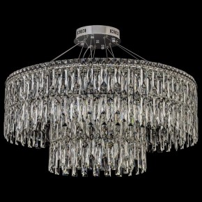 Подвесная люстра Arti Lampadari Ovindoli Nickel Ovindoli L 1.5.80+40.100 N в Новом Уренгое - novyy-urengoy.mebel24.online | фото 3