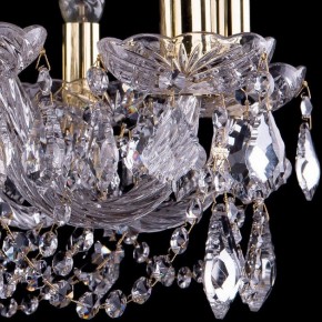 Подвесная люстра Bohemia Ivele Crystal 1402 1402/10/240/G/Leafs в Новом Уренгое - novyy-urengoy.mebel24.online | фото 3