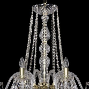 Подвесная люстра Bohemia Ivele Crystal 1402 1402/10/360/G в Новом Уренгое - novyy-urengoy.mebel24.online | фото 4