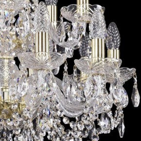 Подвесная люстра Bohemia Ivele Crystal 1402 1402/10+5/195/2d/G в Новом Уренгое - novyy-urengoy.mebel24.online | фото 2