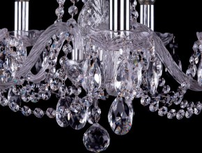 Подвесная люстра Bohemia Ivele Crystal 1402 1402/5/160/Ni в Новом Уренгое - novyy-urengoy.mebel24.online | фото 4