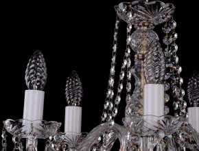 Подвесная люстра Bohemia Ivele Crystal 1402 1402/5/160/Pa в Новом Уренгое - novyy-urengoy.mebel24.online | фото 3