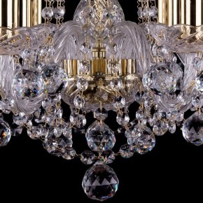 Подвесная люстра Bohemia Ivele Crystal 1402 1402/6/160/G/Balls в Новом Уренгое - novyy-urengoy.mebel24.online | фото 3