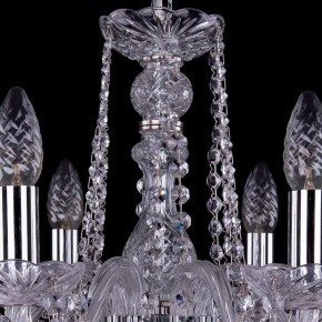 Подвесная люстра Bohemia Ivele Crystal 1402 1402/6/160/Ni/Leafs в Новом Уренгое - novyy-urengoy.mebel24.online | фото 4