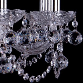 Подвесная люстра Bohemia Ivele Crystal 1402 1402/8/195/Ni/Balls в Новом Уренгое - novyy-urengoy.mebel24.online | фото 3