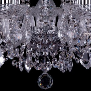 Подвесная люстра Bohemia Ivele Crystal 1402 1402/8/195/Ni/Leafs в Новом Уренгое - novyy-urengoy.mebel24.online | фото 3