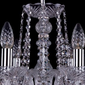 Подвесная люстра Bohemia Ivele Crystal 1402 1402/8/195/Ni/Leafs в Новом Уренгое - novyy-urengoy.mebel24.online | фото 4