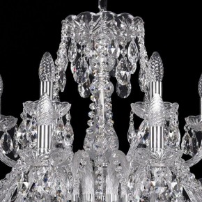 Подвесная люстра Bohemia Ivele Crystal 1411 1411/12+6/300/Ni в Новом Уренгое - novyy-urengoy.mebel24.online | фото 4