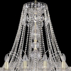 Подвесная люстра Bohemia Ivele Crystal 1411 1411/24/460/G в Новом Уренгое - novyy-urengoy.mebel24.online | фото 4