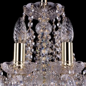 Подвесная люстра Bohemia Ivele Crystal 1413 1413/10/165/G/Leafs в Новом Уренгое - novyy-urengoy.mebel24.online | фото 4