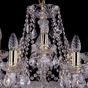 Подвесная люстра Bohemia Ivele Crystal 1413 1413/10+5/300/G/Leafs в Новом Уренгое - novyy-urengoy.mebel24.online | фото 4