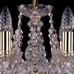 Подвесная люстра Bohemia Ivele Crystal 1413 1413/6/141/G/Leafs в Новом Уренгое - novyy-urengoy.mebel24.online | фото 4