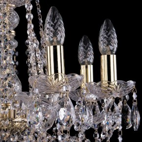 Подвесная люстра Bohemia Ivele Crystal 1413 1413/8/165/G/Tube в Новом Уренгое - novyy-urengoy.mebel24.online | фото 2