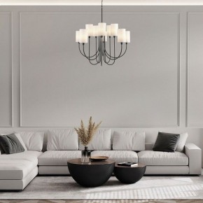 Подвесная люстра Eurosvet Abbey 60164/10 черный в Новом Уренгое - novyy-urengoy.mebel24.online | фото 4