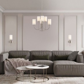 Подвесная люстра Eurosvet Abbey 60164/6 никель в Новом Уренгое - novyy-urengoy.mebel24.online | фото 3