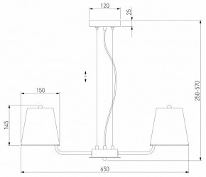 Подвесная люстра Eurosvet Amaretto 60155/5 хром в Новом Уренгое - novyy-urengoy.mebel24.online | фото 3