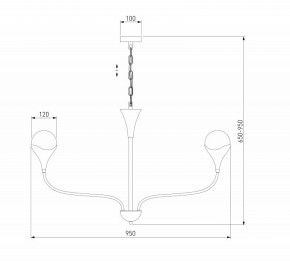 Подвесная люстра Eurosvet Calyx 60169/8 никель в Новом Уренгое - novyy-urengoy.mebel24.online | фото 3