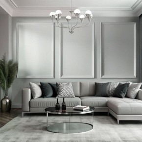 Подвесная люстра Eurosvet Calyx 60169/8 никель в Новом Уренгое - novyy-urengoy.mebel24.online | фото 4