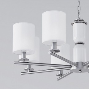 Подвесная люстра Eurosvet Caprera 60146/8 никель в Новом Уренгое - novyy-urengoy.mebel24.online | фото 6