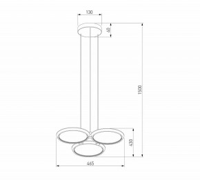 Подвесная люстра Eurosvet Crespella 90034/3 золото в Новом Уренгое - novyy-urengoy.mebel24.online | фото 5