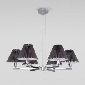 Подвесная люстра Eurosvet Peony 60136/6 хром/графит в Новом Уренгое - novyy-urengoy.mebel24.online | фото 2