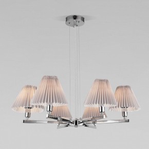 Подвесная люстра Eurosvet Peony 60136/6 хром/серый в Новом Уренгое - novyy-urengoy.mebel24.online | фото 3