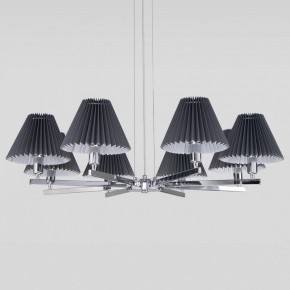 Подвесная люстра Eurosvet Peony 60136/8 хром/графит в Новом Уренгое - novyy-urengoy.mebel24.online | фото 2