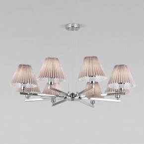 Подвесная люстра Eurosvet Peony 60136/8 хром/серый в Новом Уренгое - novyy-urengoy.mebel24.online | фото 2