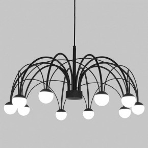 Подвесная люстра Eurosvet Ragno 90034/10 LED черный в Новом Уренгое - novyy-urengoy.mebel24.online | фото