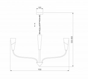 Подвесная люстра Eurosvet Rhyton 60167/8 латунь в Новом Уренгое - novyy-urengoy.mebel24.online | фото 6