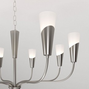 Подвесная люстра Eurosvet Rhyton 60167/8 никель в Новом Уренгое - novyy-urengoy.mebel24.online | фото 7
