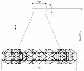 Подвесная люстра Eurosvet Uma 90369/15 медь в Новом Уренгое - novyy-urengoy.mebel24.online | фото 4