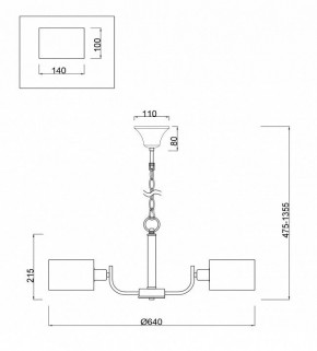 Подвесная люстра Freya Anita FR5012PL-05CH в Новом Уренгое - novyy-urengoy.mebel24.online | фото 4