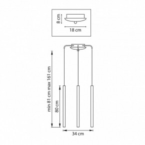 Подвесная люстра Lightstar Tubo L3T747443 в Новом Уренгое - novyy-urengoy.mebel24.online | фото 3