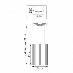 Подвесная люстра Lightstar Tubo L5T747443 в Новом Уренгое - novyy-urengoy.mebel24.online | фото 3