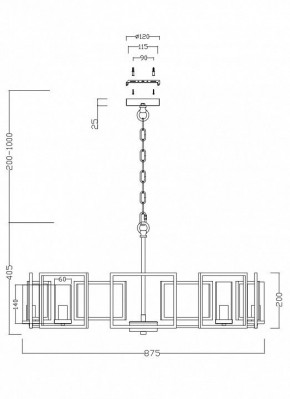 Подвесная люстра Maytoni Bowi H009PL-08G в Новом Уренгое - novyy-urengoy.mebel24.online | фото 4